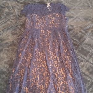 Blue Lace Dress